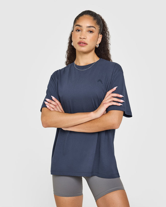 Classic Oversized Lightweight T-Shirt | True Blue