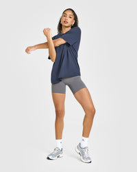 Classic Oversized Lightweight T-Shirt | True Blue