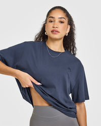 Classic Oversized Lightweight T-Shirt | True Blue