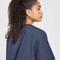 Classic Oversized Lightweight T-Shirt | True Blue