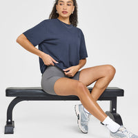 Classic Oversized Lightweight T-Shirt | True Blue
