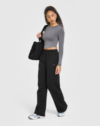 Mellowâ„¢ Soft Mid Long Sleeve Top | Ash Grey