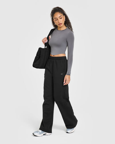 Mellowâ„¢ Soft Mid Long Sleeve Top | Ash Grey