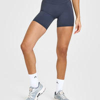Unified High Waisted Shorts 6" | True Blue