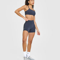 Unified High Waisted Shorts 6" | True Blue