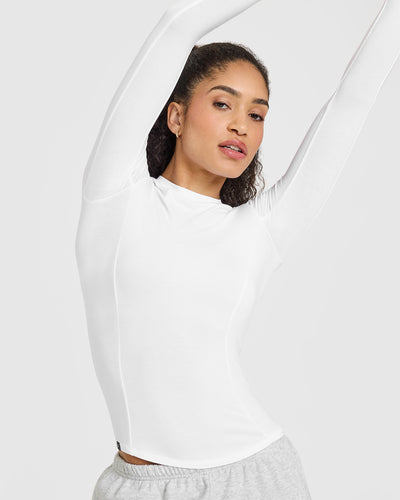 Mellow™ Soft Long Sleeve Top | White