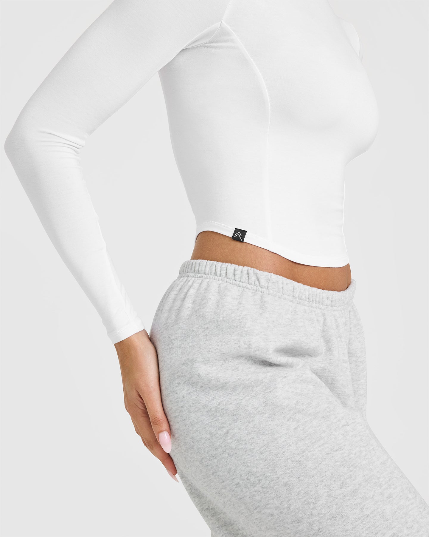 Mellow™ Soft Mid Long Sleeve Top | White