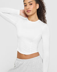 Mellow™ Soft Mid Long Sleeve Top | White