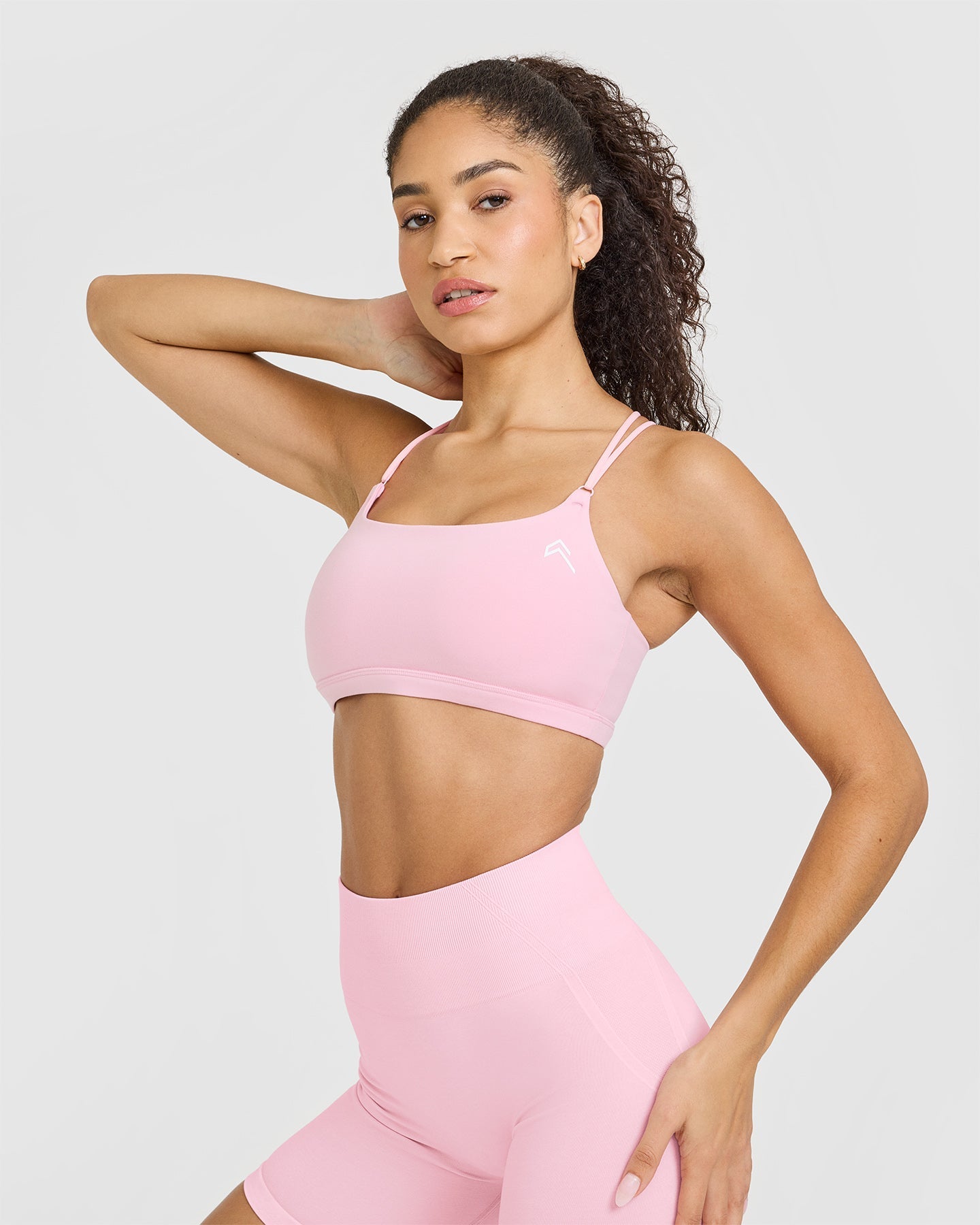 Everyday Cross Over Bralette | Petal Pink