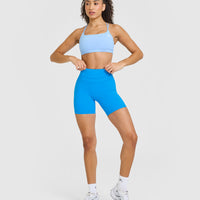 Everyday Cross Over Bralette | Powdered Blue