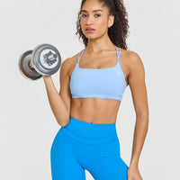 Everyday Cross Over Bralette | Powdered Blue