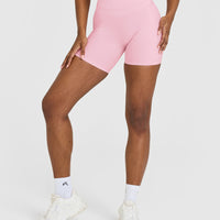 Unified High Waisted Shorts 6" | Petal Pink