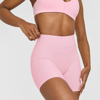 Unified High Waisted Shorts 6" | Petal Pink
