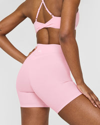 Unified High Waisted Shorts 6" | Petal Pink