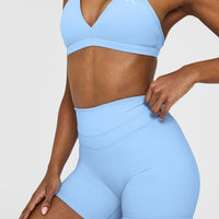 Unified High Waisted Shorts 6" | Powdered Blue