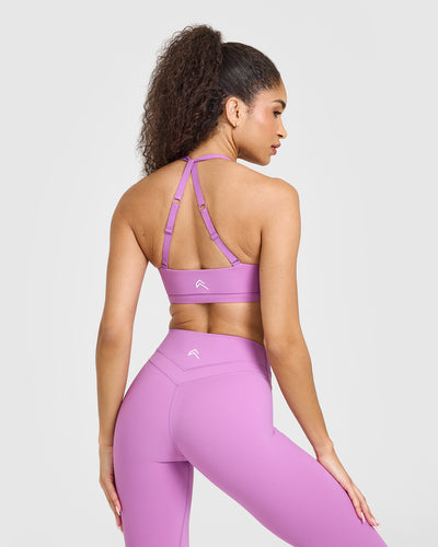 Unified Twist Sports Bra | Orchid Purple