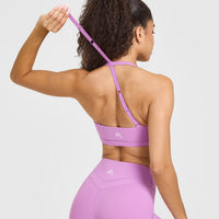 Unified Twist Sports Bra | Orchid Purple
