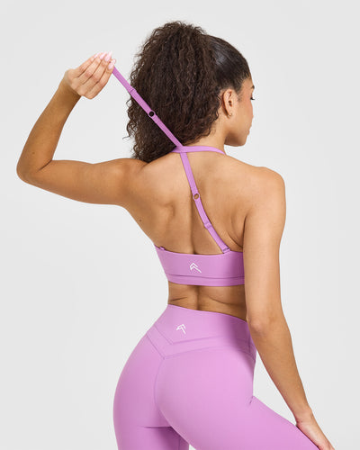 Unified Twist Sports Bra | Orchid Purple