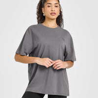 Classic Oversized Lightweight T-Shirt | Ash Grey