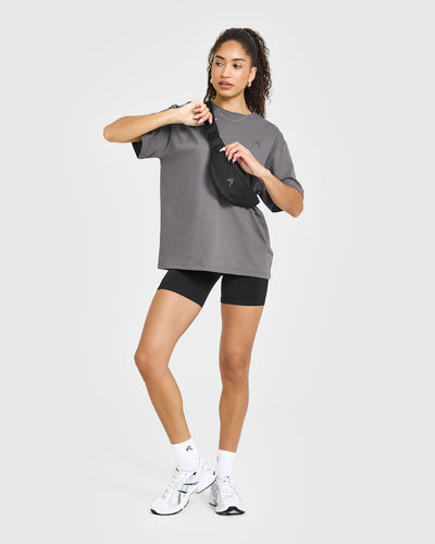 Classic Oversized Lightweight T-Shirt | Ash Grey