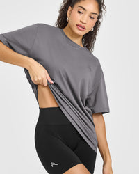 Classic Oversized Lightweight T-Shirt | Ash Grey