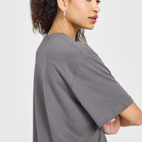 Classic Oversized Lightweight T-Shirt | Ash Grey