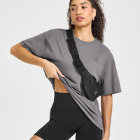 Classic Oversized Lightweight T-Shirt | Ash Grey