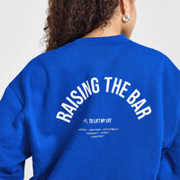 Foundations Raising the Bar Crew Neck Sweatshirt | Cobalt Blue
