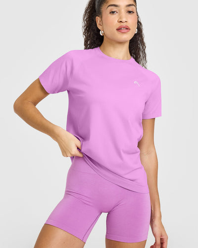 Go To Seamless Loose Top | Orchid Purple