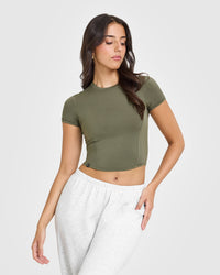 Mellowâ„¢ Soft Mid Short Sleeve T-Shirt | Alpine Green