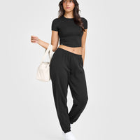 Mellowâ„¢ Soft Mid Short Sleeve T-Shirt | Soft Black