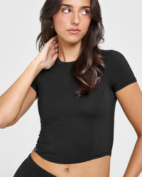 Mellowâ„¢ Soft Mid Short Sleeve T-Shirt | Soft Black