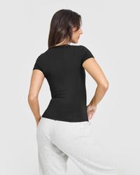 Mellowâ„¢ Soft Short Sleeve T-Shirt | Soft Black