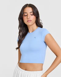 Cotton Icon Baby T-Shirt | Powdered Blue