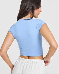 Cotton Icon Baby T-Shirt | Powdered Blue