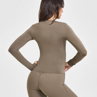 Mellowâ„¢ Soft Long Sleeve Top | Moss Brown