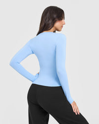 Mellowâ„¢ Soft Long Sleeve Top | Powdered Blue