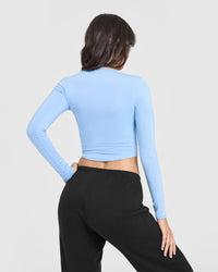 Mellowâ„¢ Soft Mid Long Sleeve Top | Powdered Blue