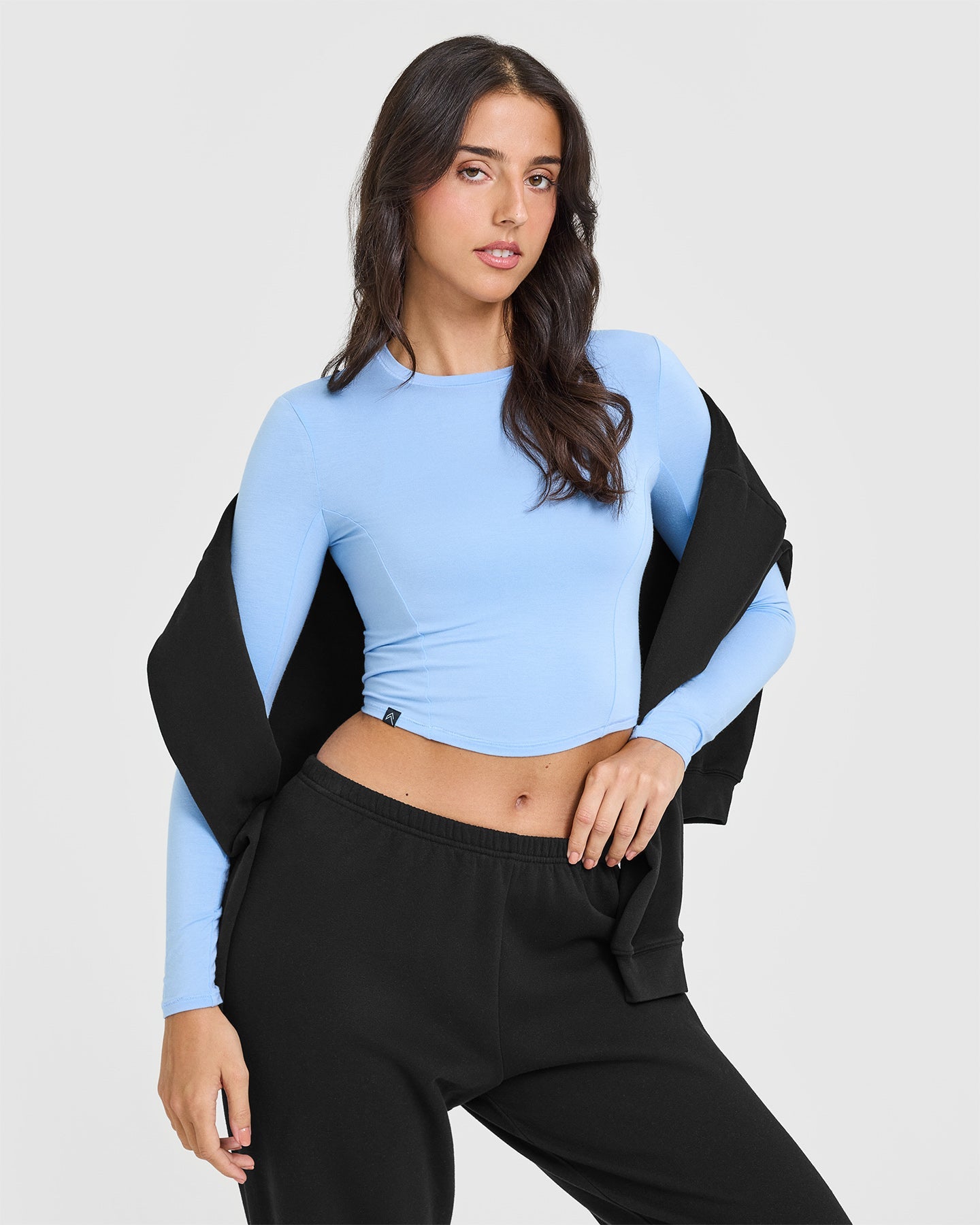Mellowâ„¢ Soft Mid Long Sleeve Top | Powdered Blue