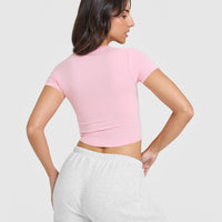 Mellowâ„¢ Soft Mid Short Sleeve T-Shirt | Petal Pink