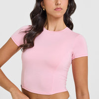 Mellowâ„¢ Soft Mid Short Sleeve T-Shirt | Petal Pink