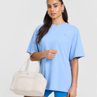 Classic Oversized Lightweight T-Shirt | Powdered Blue