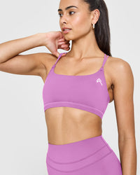 Everyday Cross Over Bralette | Orchid Purple