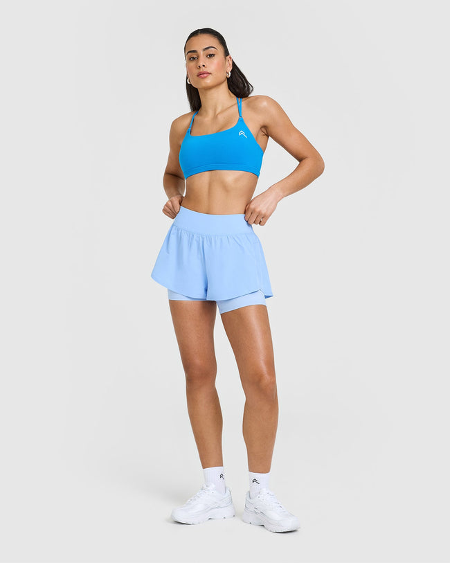 Unified Double Layer Shorts 5" | Powdered Blue