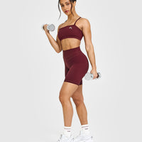 EasyLift™ Multi Way Bandeau Bralette with White Logo | Rosewood