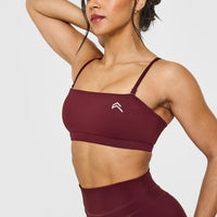 EasyLift™ Multi Way Bandeau Bralette with White Logo | Rosewood