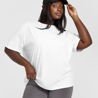 Classic Oversized Lightweight T-Shirt | White
