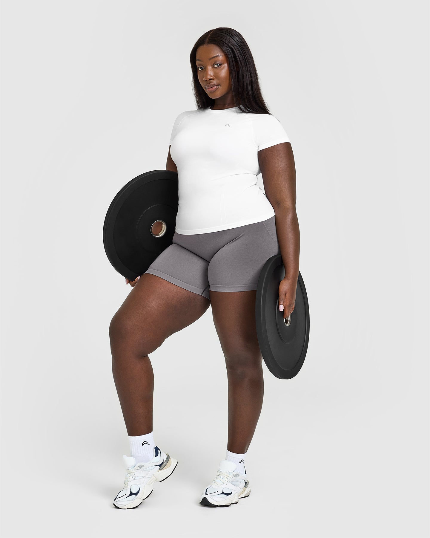 Go To Seamless Fitted Top | White