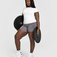 Go To Seamless Fitted Top | White
