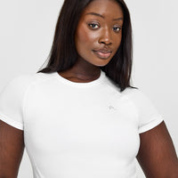 Go To Seamless Fitted Top | White